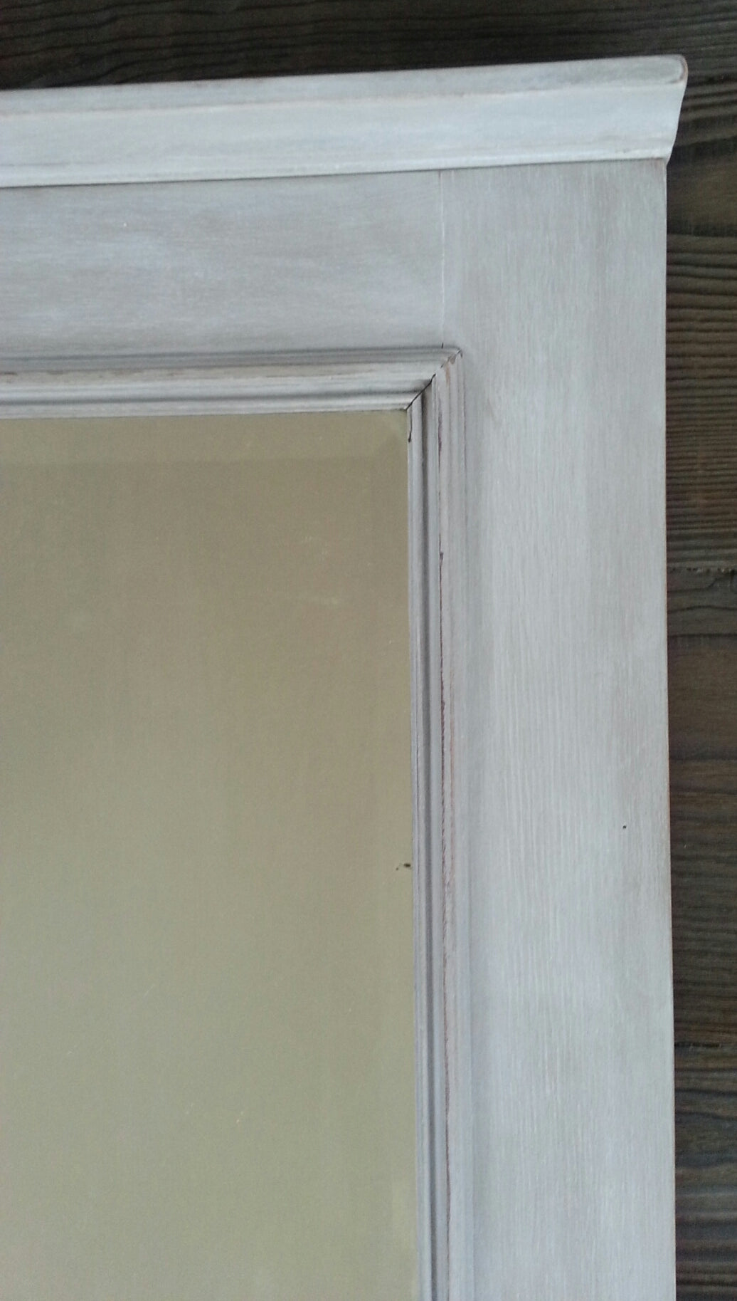 Wandspiegel Haken Spiegel alt antik shabby ländlich Bad Flur