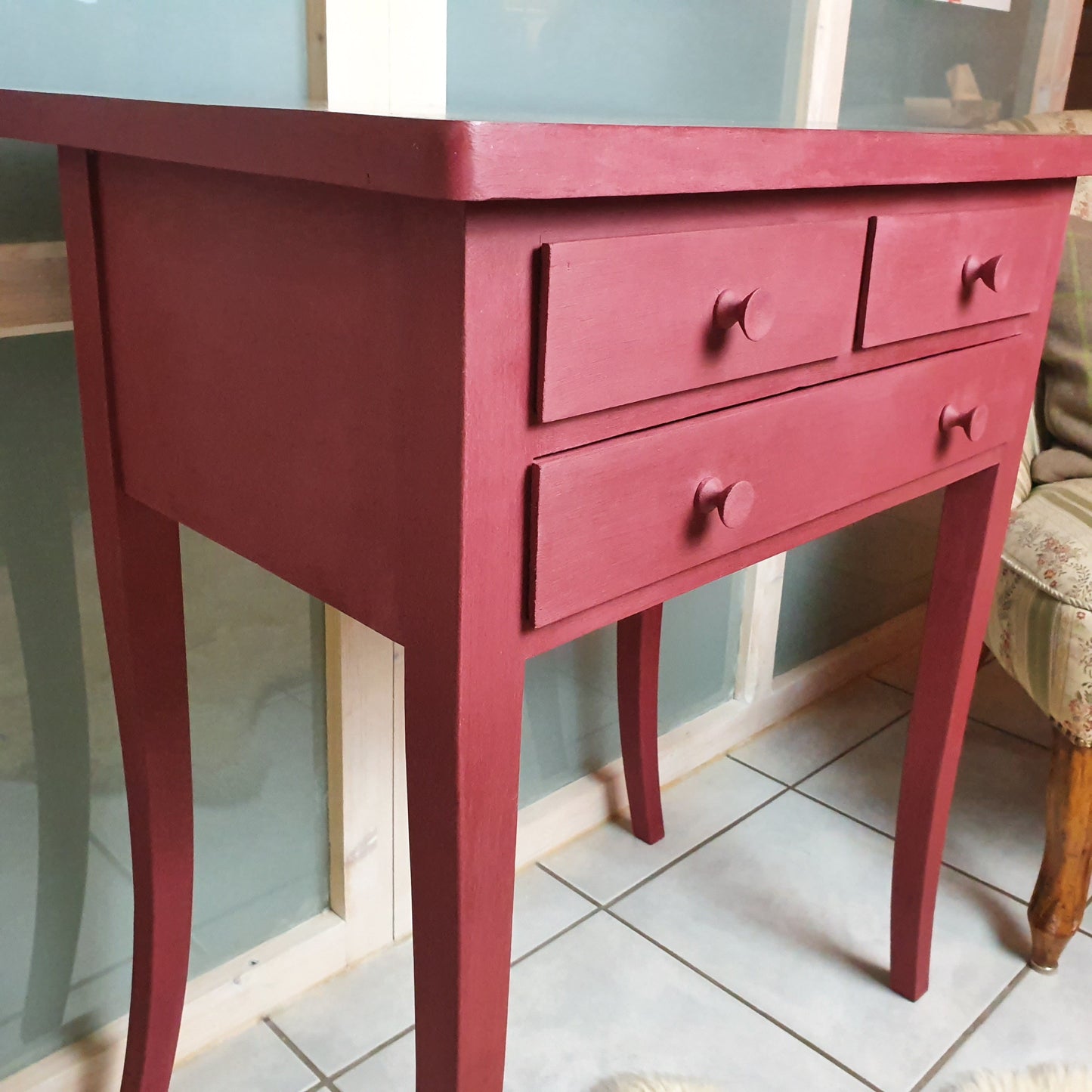 Vintage Konsolentisch Kommode antik restyle shabby
