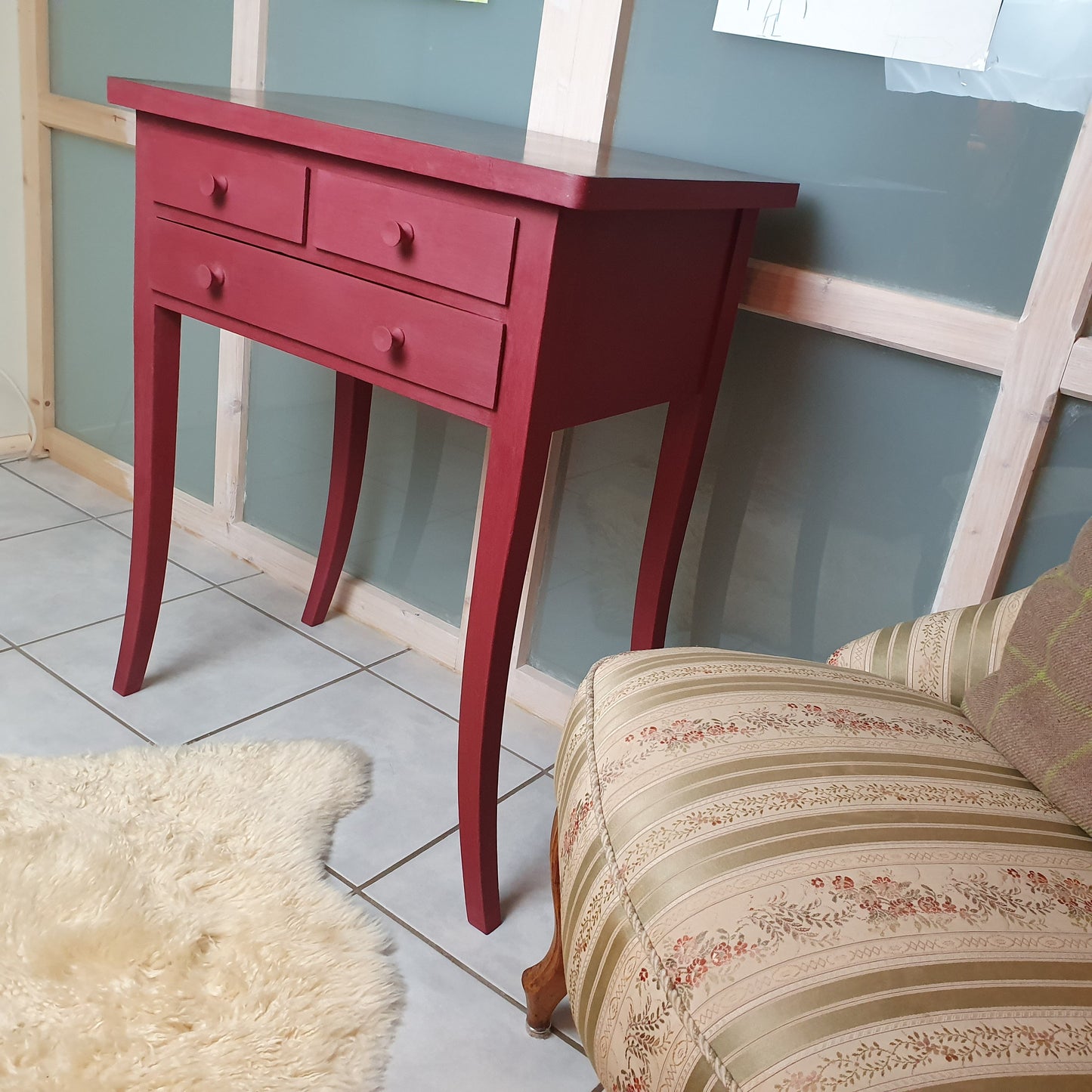 Vintage Konsolentisch Kommode antik restyle shabby