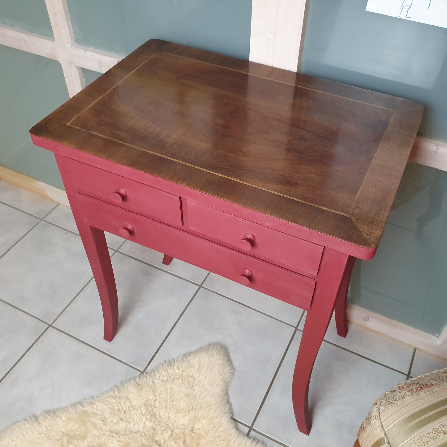 Vintage Konsolentisch Kommode antik restyle shabby