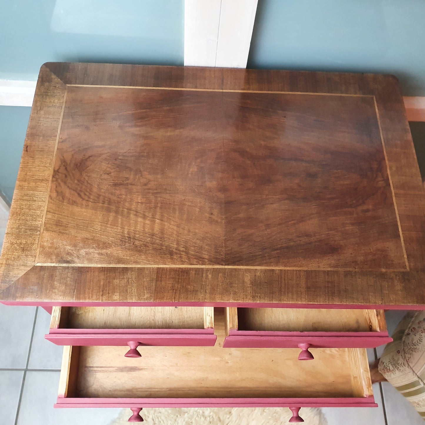Vintage Konsolentisch Kommode antik restyle shabby