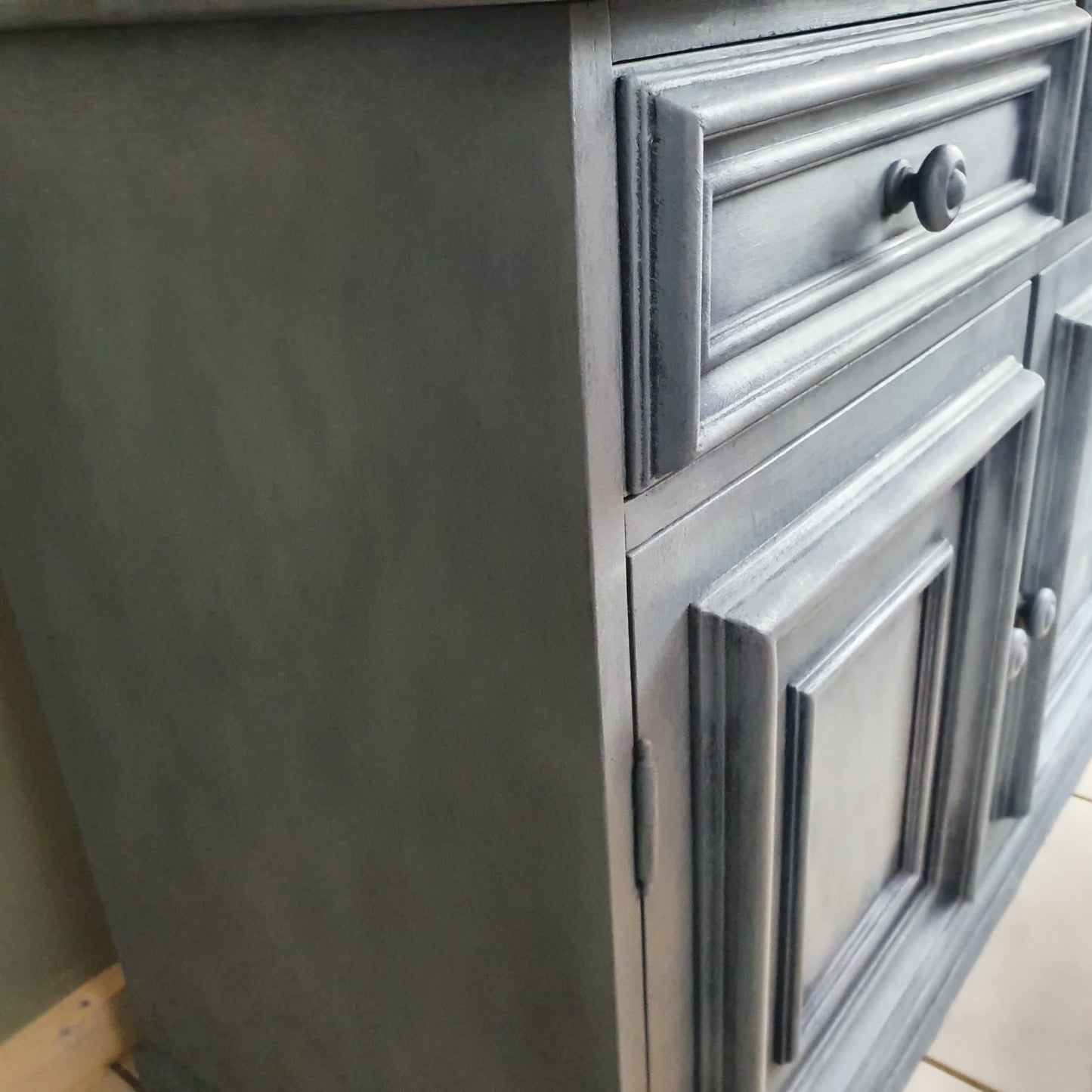 Sideboard Kommode vintage blau shabby