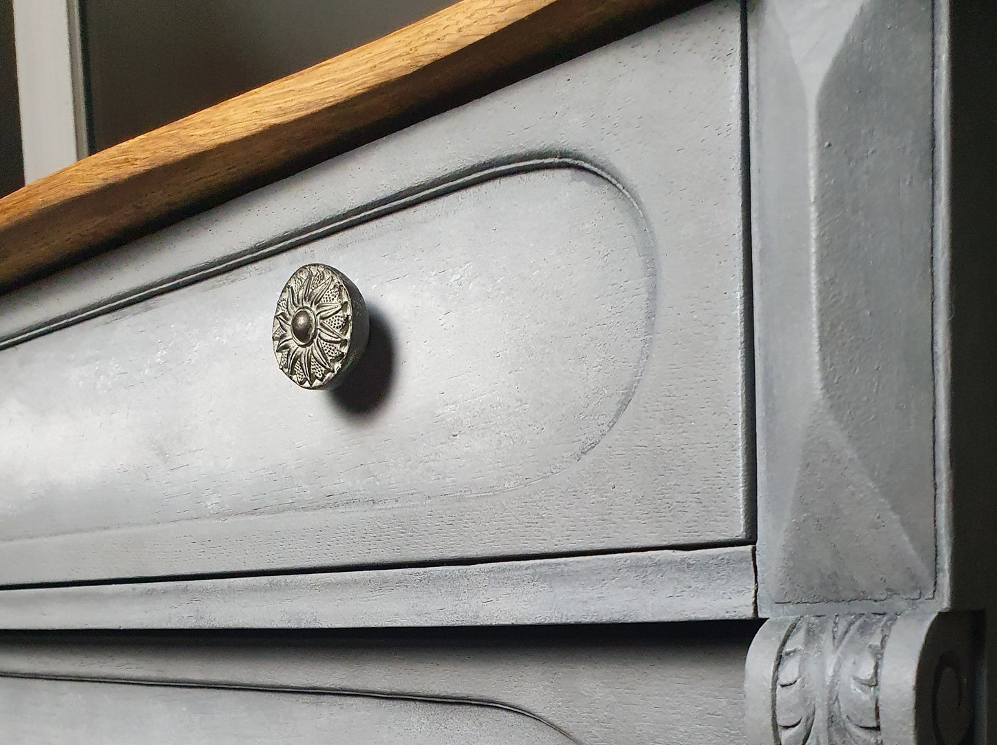 Vintage Kommode, antik, Eiche massiv, Landhaus, Shabby Chic