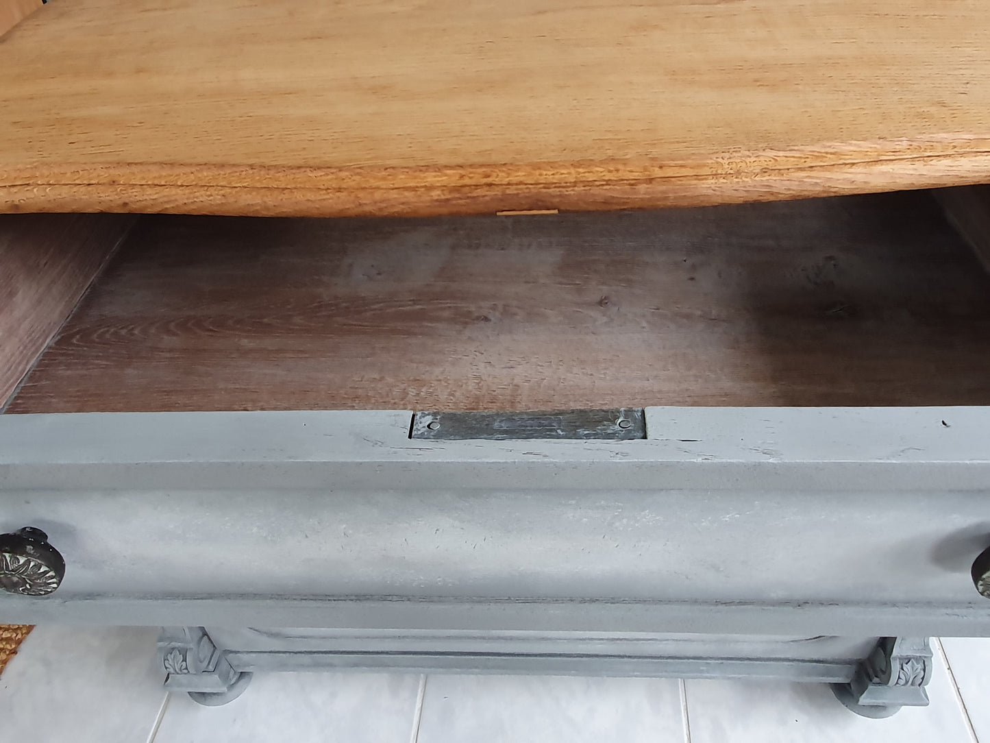 Vintage Kommode, antik, Eiche massiv, Landhaus, Shabby Chic