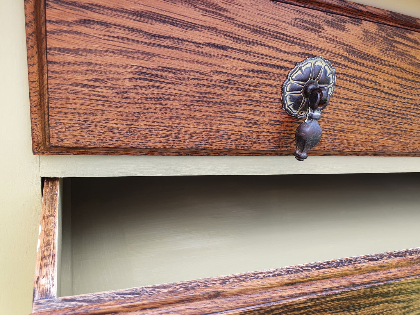 Vintage Frisierkommode , Kommode mit Spiegel, british, restyled