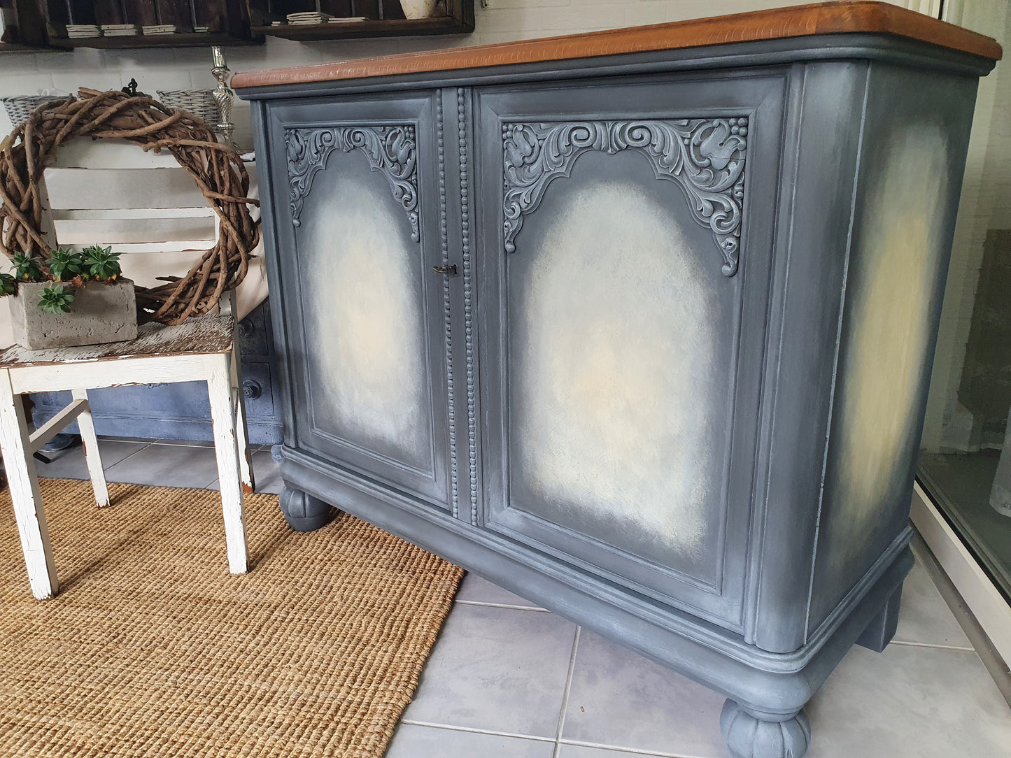 Großes handgestaltetes Sideboard • Kommode • antik, vintage, restyle, shabby