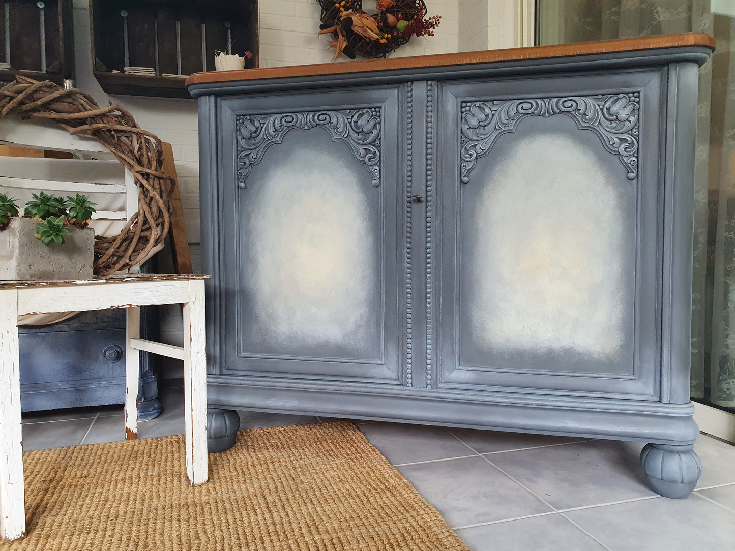 Großes handgestaltetes Sideboard • Kommode • antik, vintage, restyle, shabby