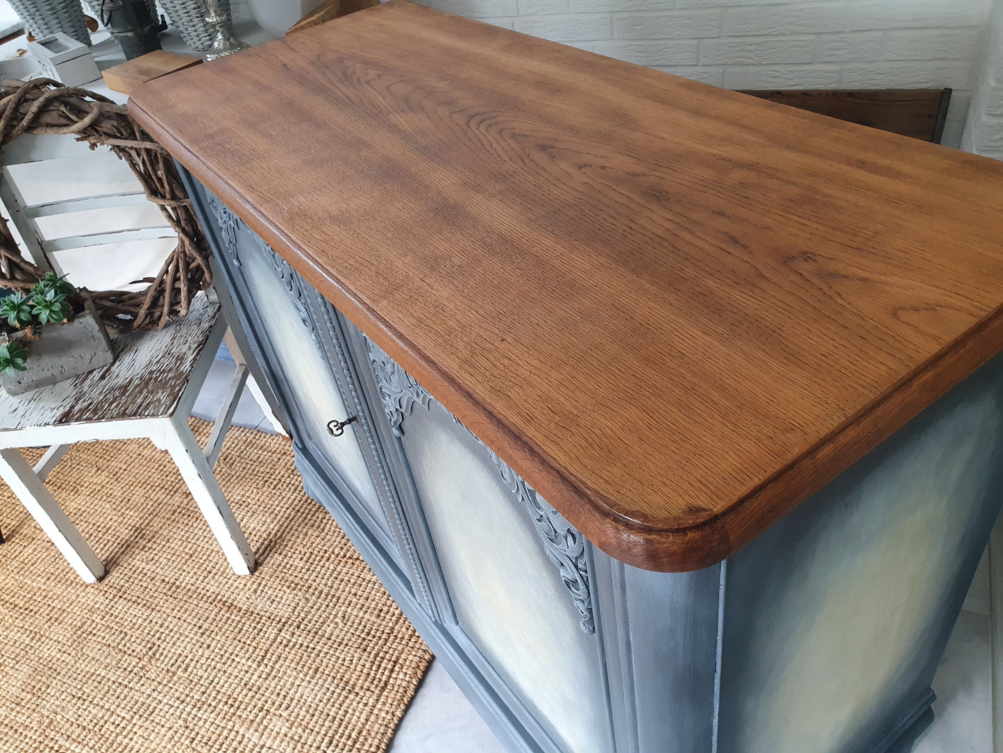 Großes handgestaltetes Sideboard • Kommode • antik, vintage, restyle, shabby