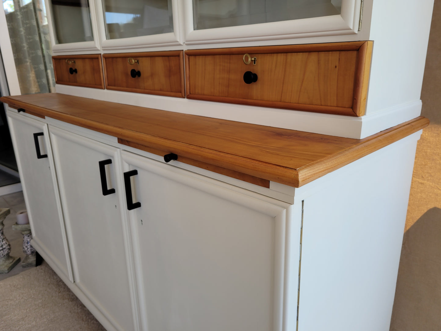 Großes Vintage-Buffet in neuem Look • Küchenbuffet • Midcentury, reloved, restyled