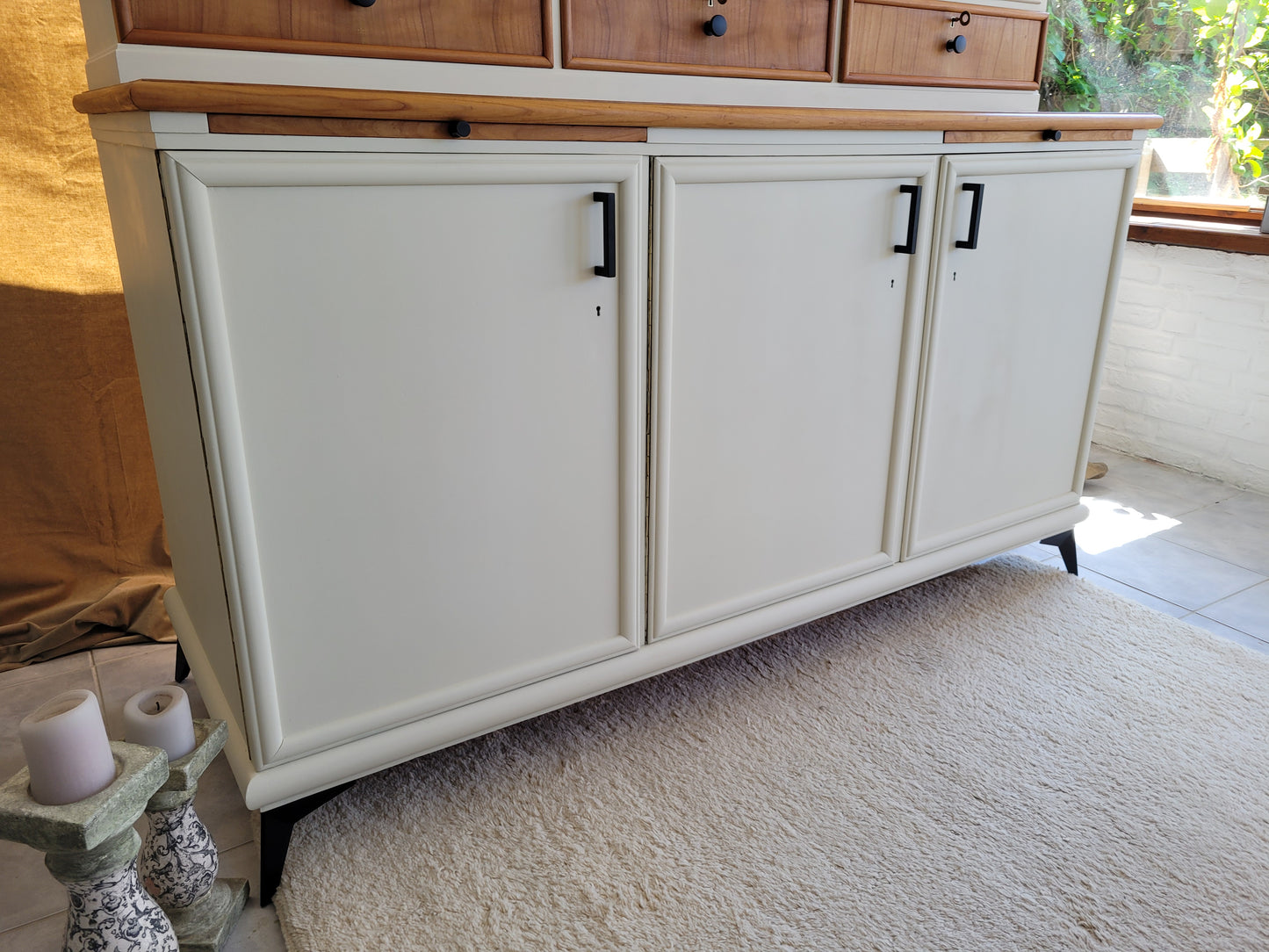 Großes Vintage-Buffet in neuem Look • Küchenbuffet • Midcentury, reloved, restyled