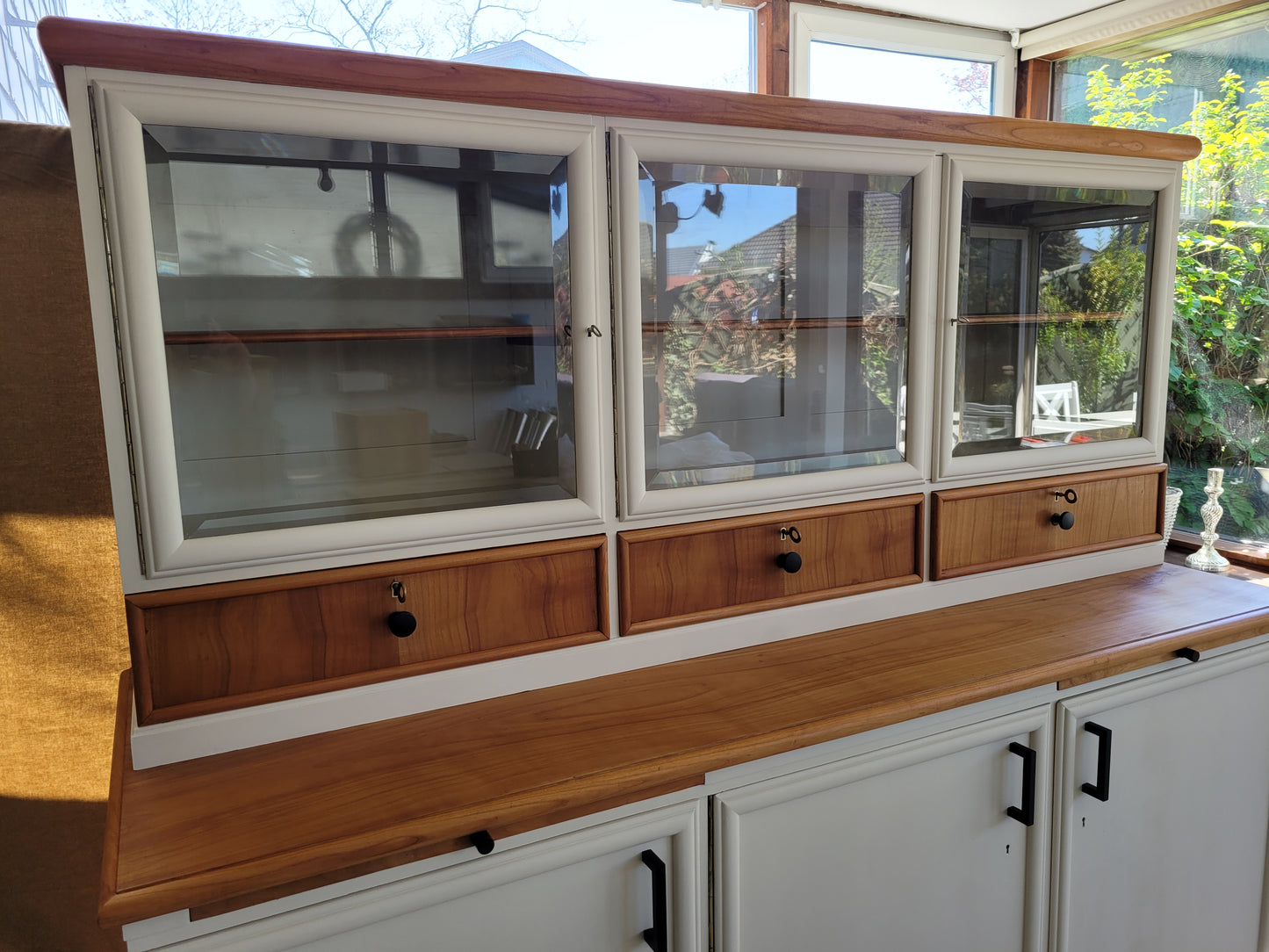 Großes Vintage-Buffet in neuem Look • Küchenbuffet • Midcentury, reloved, restyled