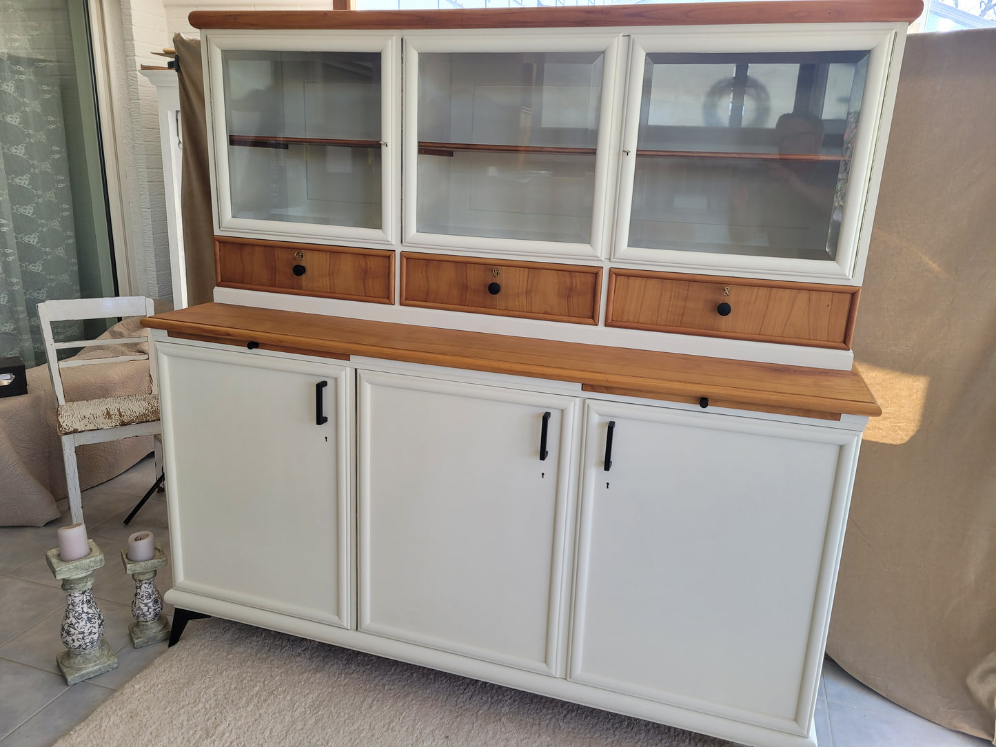 Großes Vintage-Buffet in neuem Look • Küchenbuffet • Midcentury, reloved, restyled