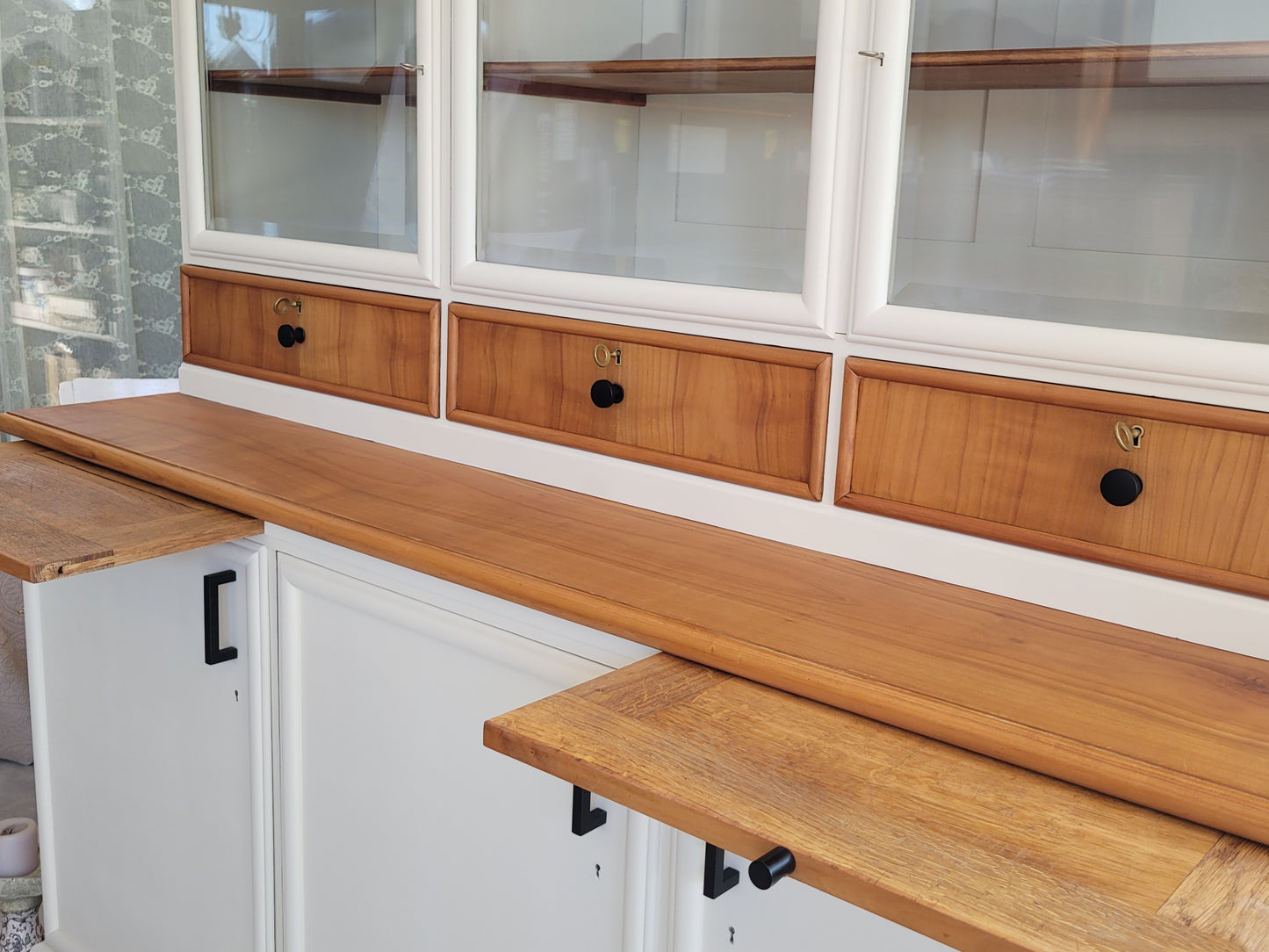 Großes Vintage-Buffet in neuem Look • Küchenbuffet • Midcentury, reloved, restyled