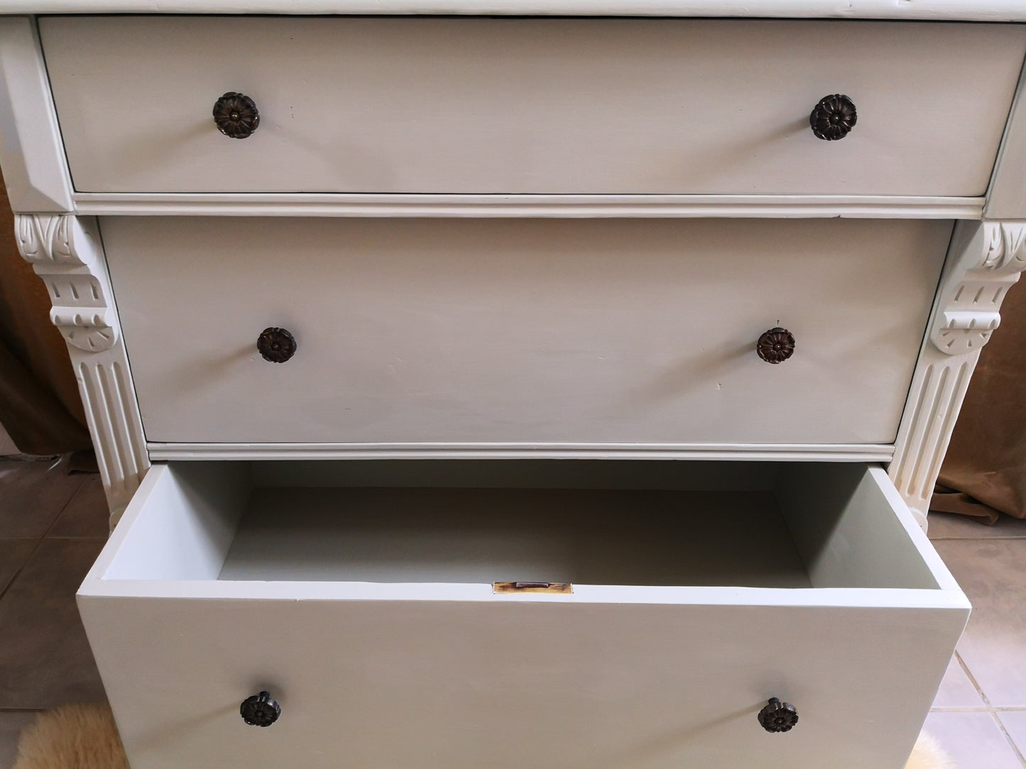 Kommode Schubladen restyle antik shabby massiv ländlich clean