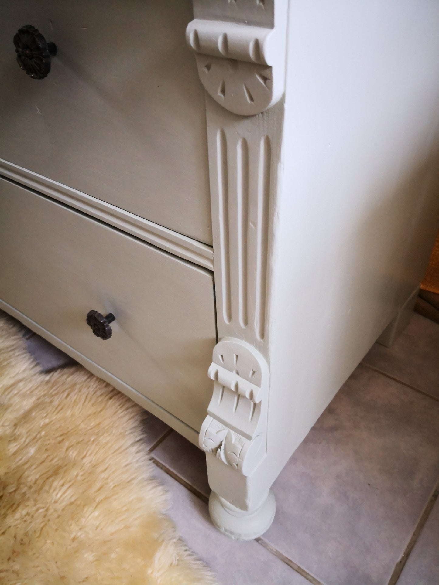 Kommode Schubladen restyle antik shabby massiv ländlich clean