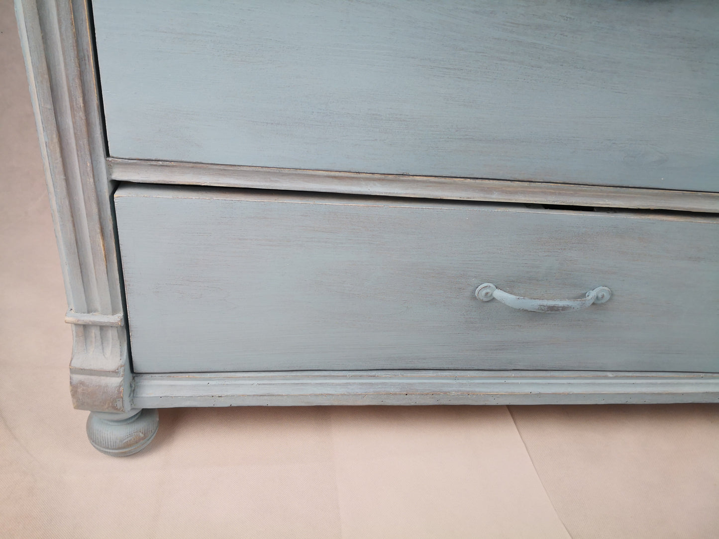 Vintage Kommode restyle in french blue