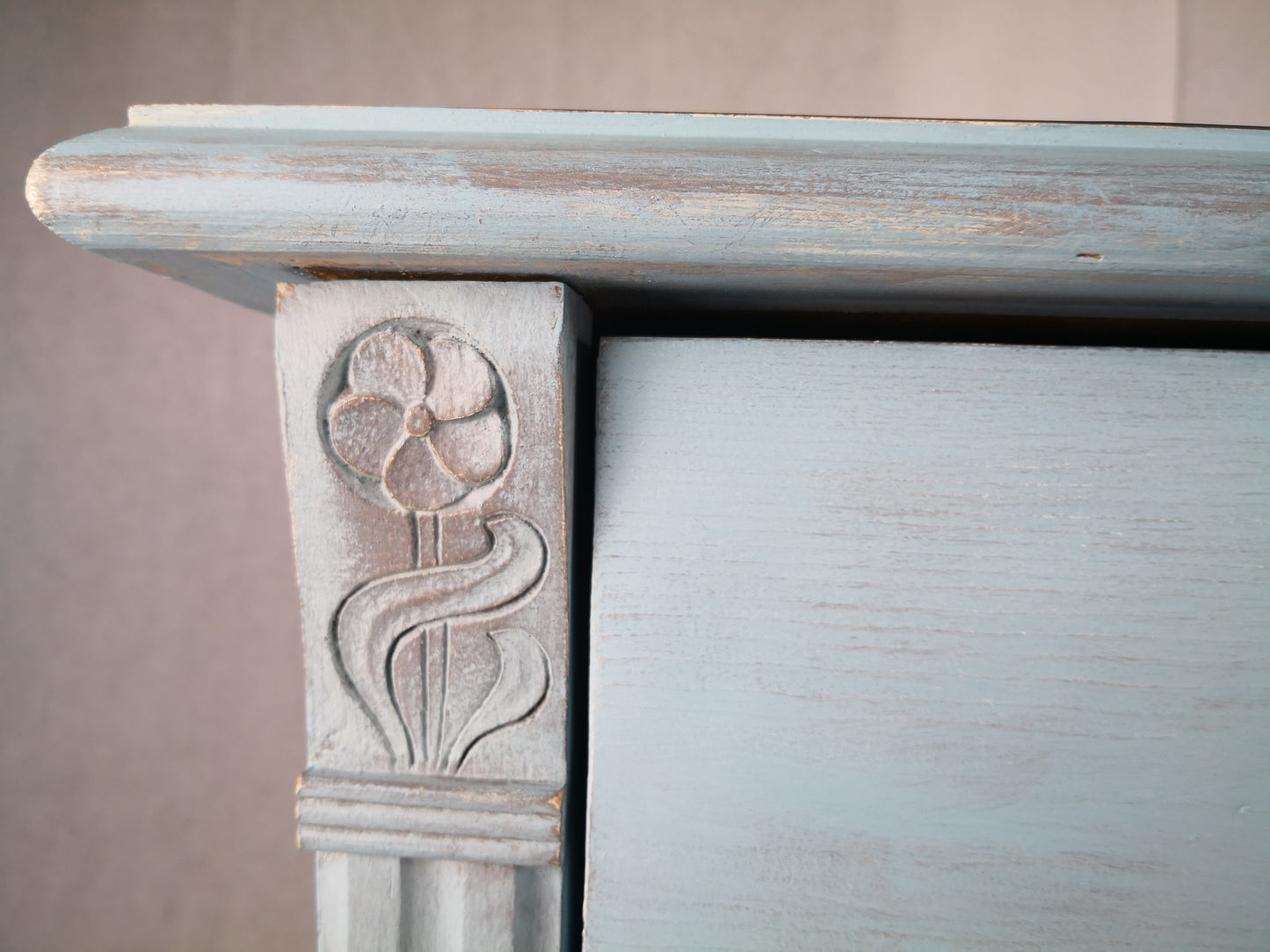 Vintage Kommode restyle in french blue