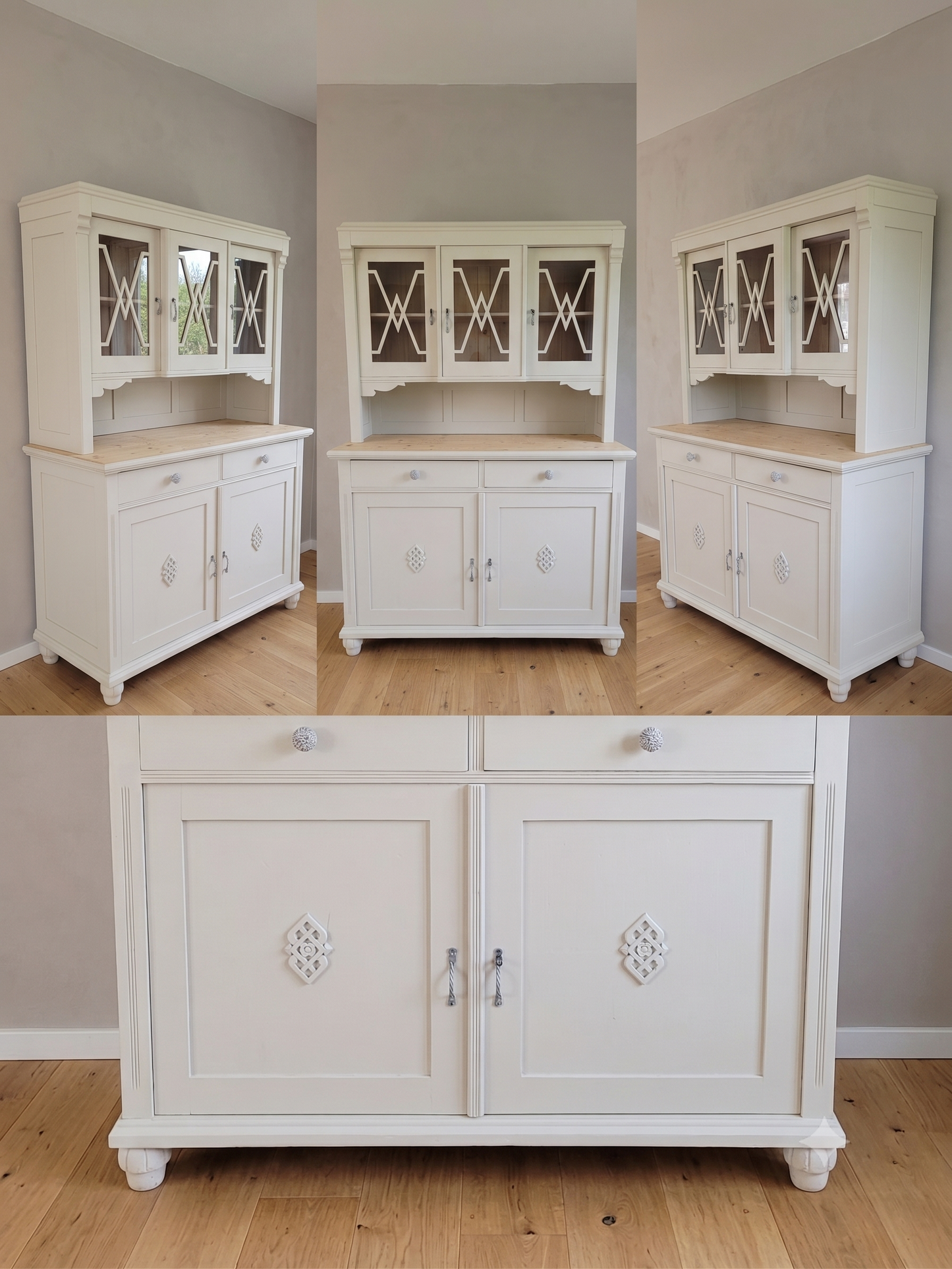 Jugendstil- Buffet "Lumière" frisch aufgearbeitet, restyle