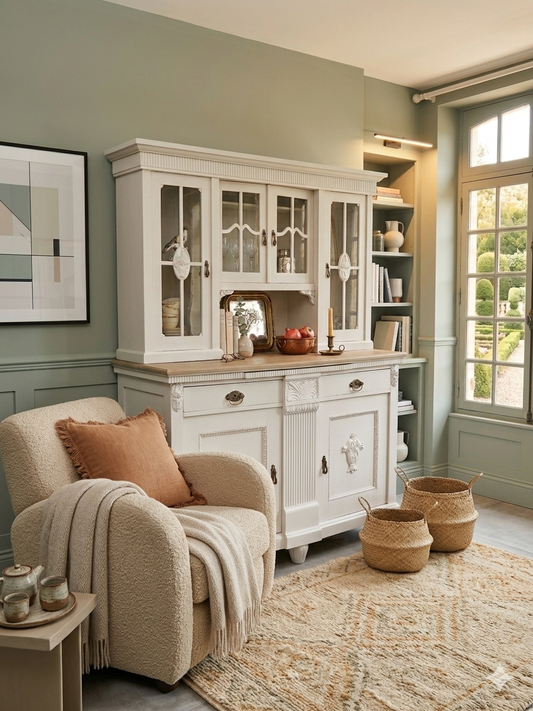 Exklusives antikes Landhaus- Buffet "Amiens" neu gestaltet