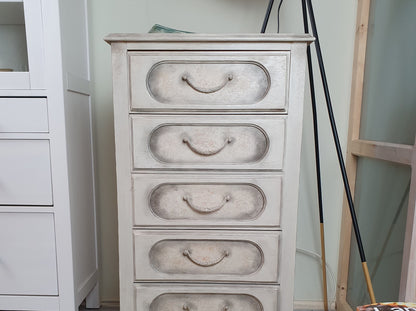 Schmale Vintagekommode mit Schubläden - Versand FREI